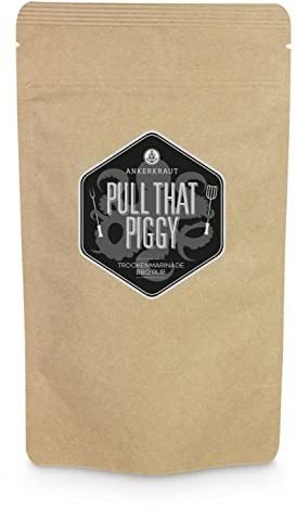 Ankerkraut Pull that Piggy, Pulled Pork BBQ-Rub, Gewürzmischung zum Grillen, 750g im Beutel