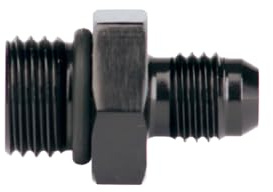 Aeromotive ORB-06 to AN-06 Male Flare Adapter Fitting - 6 ORB - 15606