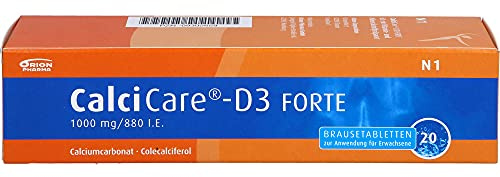 CALCICARE D3 forte Brausetabletten 20 St