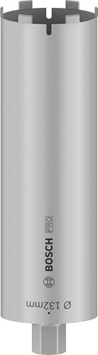 Bosch 1x PRO Multi Material Diamanttrockenbohrkronen für 1 1/4 Zoll UNC und Diamantbohrer (für Kalk- und Sandsteine, Ziegelstein, Ø 132 mm, Professional Zubehör Diamantbohrer)