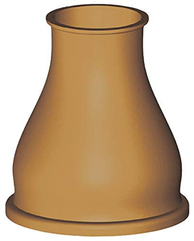 cône pour raccord cuvette wc - 30 x 65 - grand modèle - rouge - sachet de 1 - gripp 298130