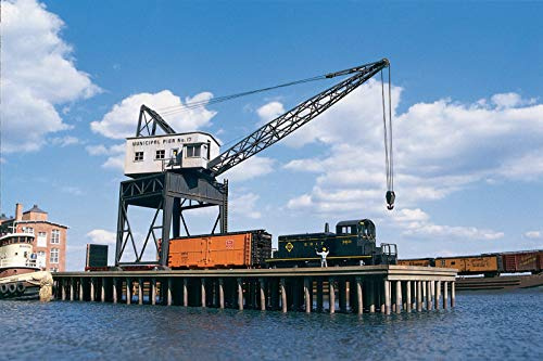 Walthers, Inc. Pier & Traveling Crane Kit, 1/2