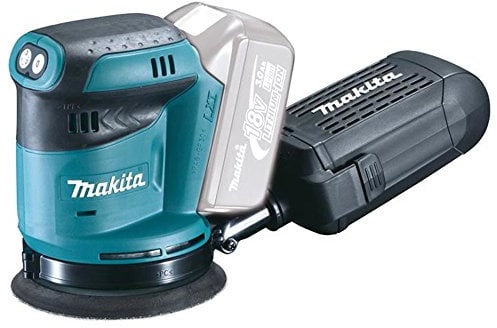 Makita, Batteria-, Levigatrice orbitale 18,0V in MAKPAC, incl. 1 batteria 1,5 Ah, caricabatterie non incluso