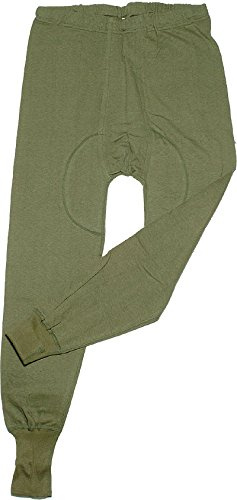BW Winter Unterhose Plüsch Oliv, Oliv, 6/L/52