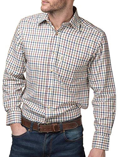 Rydale Mens Country Check Shirts (L, Harvest Time Light)