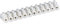 Fixpoint - Clema (12 conexiones, 10 mm, 10 A), color blanco