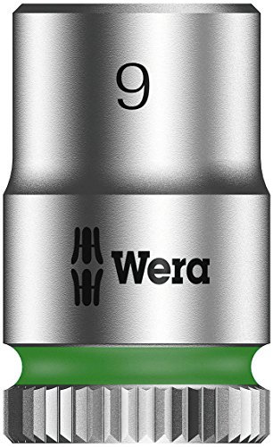 Wera 05003508001 9 mm 8790 HMA Zyklop Socket with Hexagon Drive - Silver