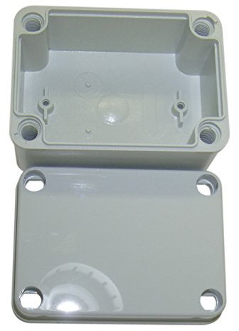 Installationskoffer FIBOX PC B 65 G, lichtgrau (RAL 7035), 110 x 80 x 65 mm, Polycarbonat, 1 Stück
