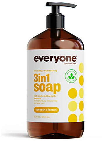 Everyone - Sapone 3 in 1 di cocco e limone, 300 ml