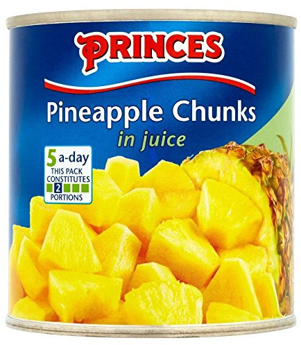 Morceaux D'Ananas Princes Dans Le Jus (De 432G)