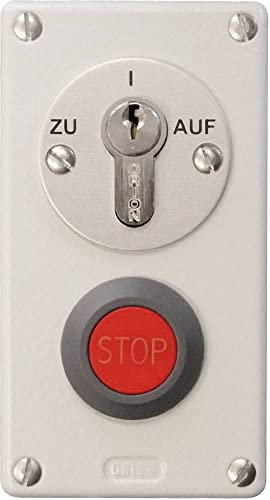 Kaiser Nienhaus – 2 Gesichter AP Schalter Schlüssel, Notfall mit dem Stopp-Taste 322110