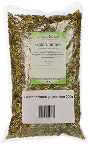 Naturix24 Goldrutentee, Goldrutenkraut geschnitten, 1er Pack (1 x 250 g)