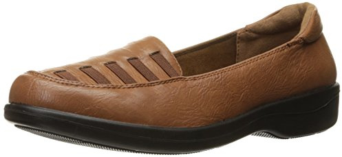 Easy Street Women's Genesis Flat, Tobacco, 6 W US