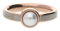 Boccia Damen-Ring Titan gebürstet Perle weiß Gr. 54 (17.2)-0137-0254