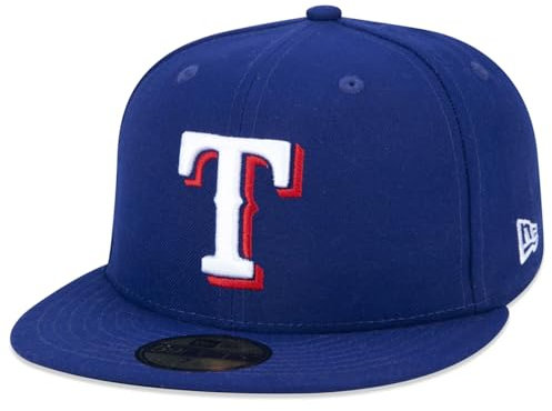 New Era Texas Rangers - 59fifty Basecap - Authentic On Field MLB - Navy - 8-64cm (XXL)