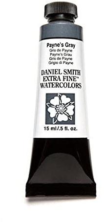 DANIEL SMITH 30030464 Extra Fine Watercolor 15ml Paint Tube, Payne's Gray