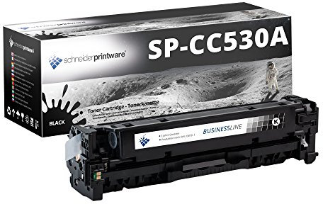 schneiderprintware kompatibel Toner als Ersatz für 304A CC530A Schwarz für HP Color Laserjet CM2320fxi MFP CM2320nf MFP CP2025 DN n Canon i-sensys MF 8550cdn 8580cdw LBP7200cdn LBP7210cdn