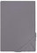 Traumhaft Schlafen - Castell - Markenbettwäsche 0077113 Spannbetttuch Jersey Stretch 1x 180x200 cm - 200x200 cm, Silber/grau
