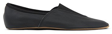 RUMPF Gymnastikschuh Chromledersohle Gymnastik Schläppchen schwarz 42