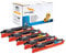 5 Schneider Printware Toner | 50% höhere Druckleistung | als Ersatz für CF350A CF351A CF352A CF352A HP 130A für HP Color Laserjet Pro MFP M176, Pro MFP M177fw |Geprüft nach ISO-Norm 19798 |