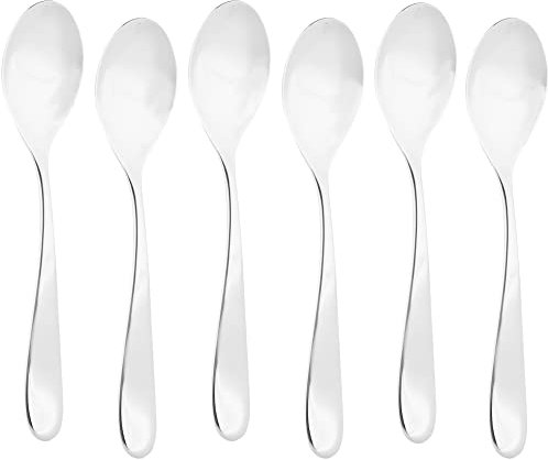 Alessi 6 Stück Löffel F. Point flach Nuovo Milano glänzend