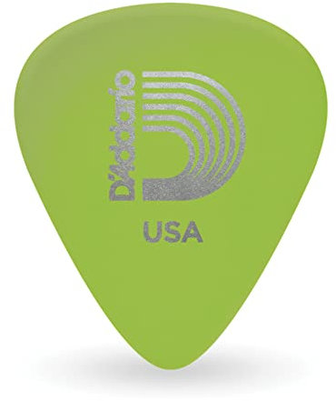 Planet Waves 1CCG4-100 Cellu-Glo Celluloid Picks Neon Grün (Leuchtet im Dunkeln) mit 100 Picks in Medium