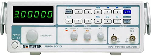GW Instek SFG-1013 DDS-Funktionsgenerator, mit Spannung und LED-Display mit 6 Ziffern, Frequenz: 0,1 Hz - 3 MHz
