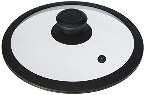 Krüger Karl Glasdeckel, Kochtopfdeckel, Topfdeckel mit Silikonrand, Ø 20 cm