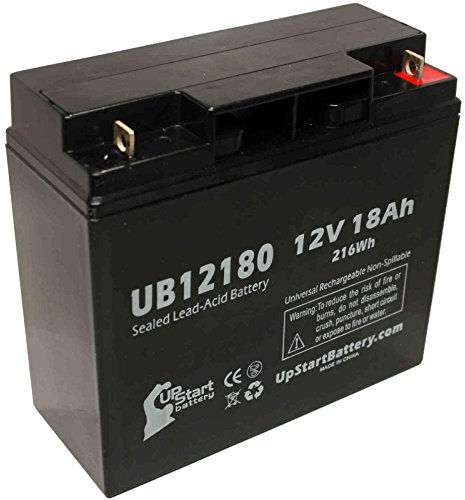 Replacement for SUNNYWAY SW12200 Battery - Compatible UB12180 Universal Sealed Lead Acid Battery (12V 18Ah 18000mAh T4 Terminal AGM SLA)