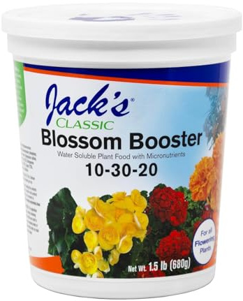 JR Peters Inc Jack's Classic 10-30-20 Blossom Booster Engrais soluble dans l'eau – 0,7 kg
