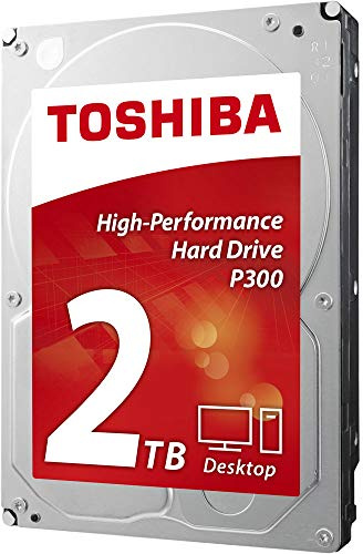 Toshiba 2TB P300 7200 RPM 64MB Cache SATA 6.0Gb/s 3.5 Desktop Interno Hard Drive Modello HDWD120XZSTA