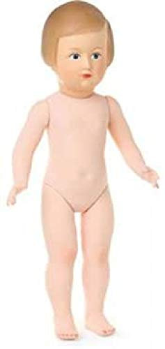 Petitcollin Francoise Nackte Puppe mit gemalten Augen, 40 cm