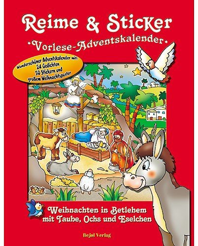 Sticker-Adventskalender für Kleinkinder - mit Begleitgeschichte in Reimform zum Vorlesen
