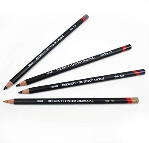 Derwent TC21 Tinted Charcoal Pencil - White