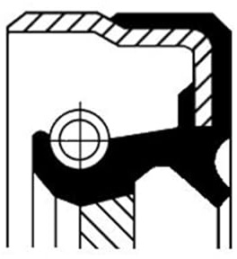 Corteco 12001482B Shaft Seal, Crankshaft