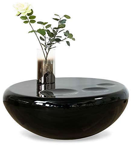 Designetsamaison Table Basse de Salon Noire - Talia
