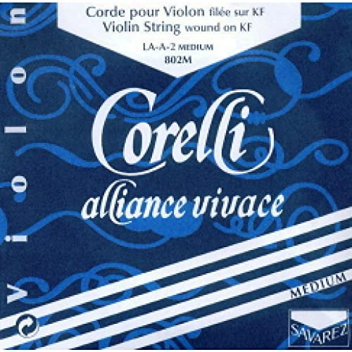 Corelli corde per Violino Alliance A rivest. Sintetico/alluminio Medium 802M