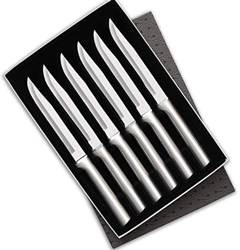 Rada Cutlery Six Utility/Steak Knives Gift Set (S06), 6-Piece Knife Set, Stainless Steel Blades, Silver Handle
