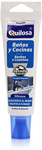 Quilosa T045575 - Silicona baños y cocinas, color transparente