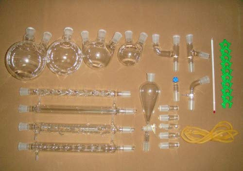 GOWE Organic Chemistry lab Glassware kit 24/40,lab Glassware kit 24/40