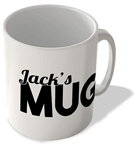 McMug - Jack's Mug - Name Mug, Ceramic, 11fl.oz.