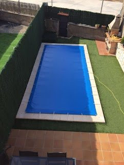 INTERNATIONAL COVER POOL Bâches d'hiver pour Les Piscines 4x8 mètres (4,3x8,3 mètres) PVC