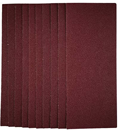 Draper 55964 1/2 Sanding Sheets, 115 x 280mm, 40 Grit (Pack of 10)