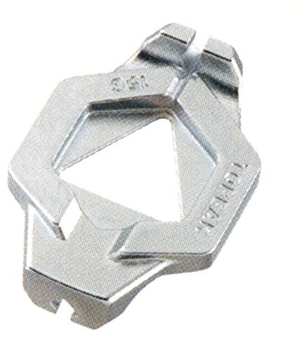Topeak Duo Spoke Bicycle Wrench, 14G/15G, TU EU, Silver/Black
