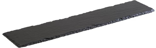 APS 945 Naturschieferplatte, 47 x 10 cm, Materialstärke 6-9 mm, möbelschonende Füßchen