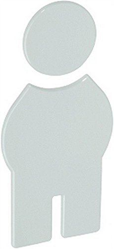 Symbol Mann 801.91.010 PA Farb-Nr.97 B.71,5mm H.15 0mm S.3mm HEWI