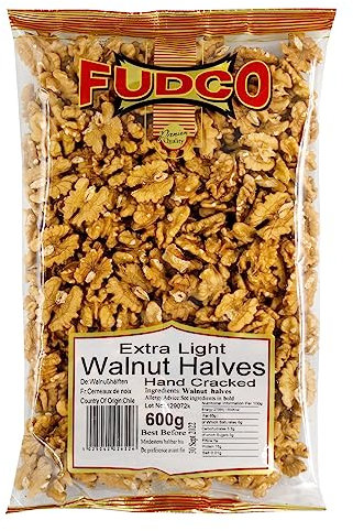 Official Fudco Walnut Halves Extra Light 600g
