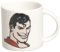 Excelsa Super Eroi Tazza caffè Superman 100 ml, Porcellana, Bianco, 1 unità (Confezione da 1)