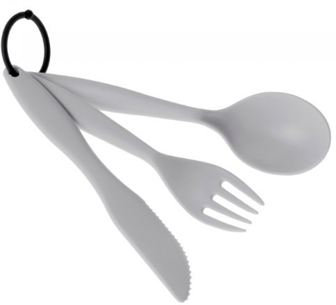 GSI Essbesteck TEKK Besteckset 3-teilig am Ring (Farbe: Glacier Ice Blue)