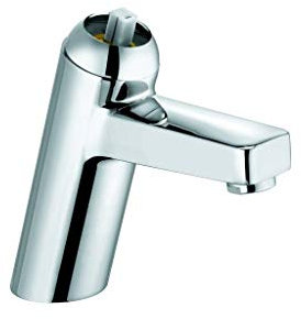 Kludi Waschtisch-Einhebelmischer Provita mit starrem Auslauf ohne Hebel, verchromt, 333360500